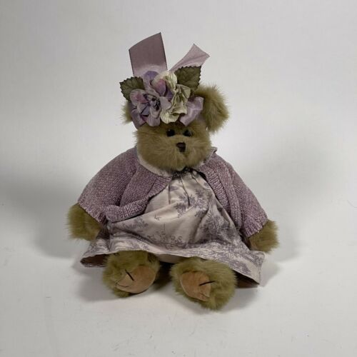 Bearington Collection Plush Teddy Bear Pa10186 Grandma Granny Nana Pearl Sweater